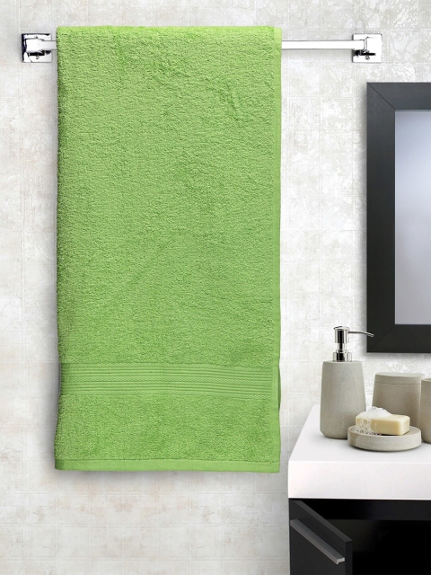 

Creeva Unisex Lime Green Solid 500 GSM Cotton Bath Towel