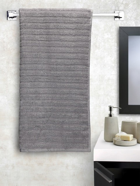 

Creeva Grey Solid 500 GSM Cotton Bath Towel