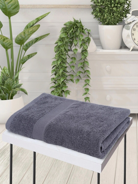 

Creeva Steel Grey Solid 500 GSM Cotton Bath Towel