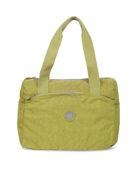 

BAHAMA Yellow Structured Shoulder Bag
