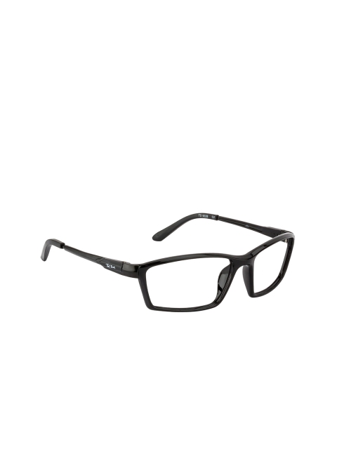 

Ted Smith Unisex Black Full Rim Rectangle Frames TSL9028_C2