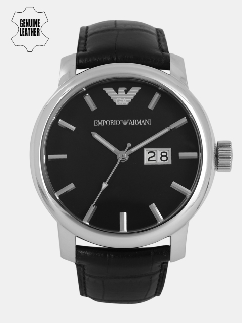 

Emporio Armani Men Black Analogue Watch AR0428