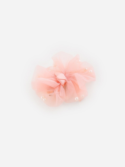 

Toniq Kids Girls Peach-Coloured Embellished Alligator Hair Clip