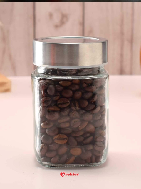 

Archies Transparent Glass Container with Lid