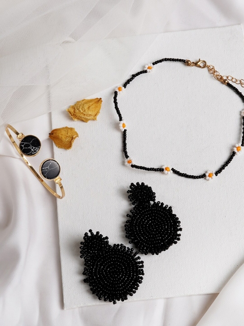 

JOKER & WITCH Black & Gold Beachy Vibe Jewellery Set