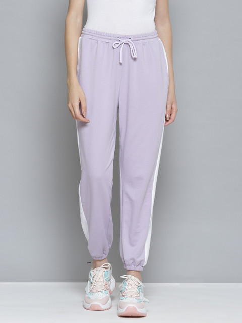 

Femella Women Purple Solid Track Pants