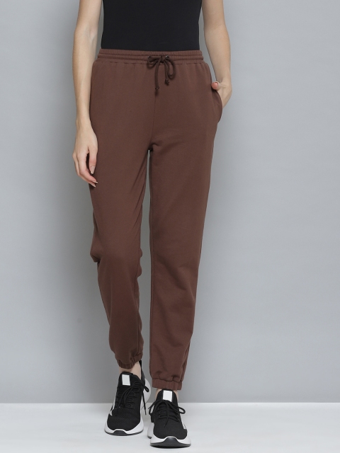

Femella Women Brown Solid Track Pants