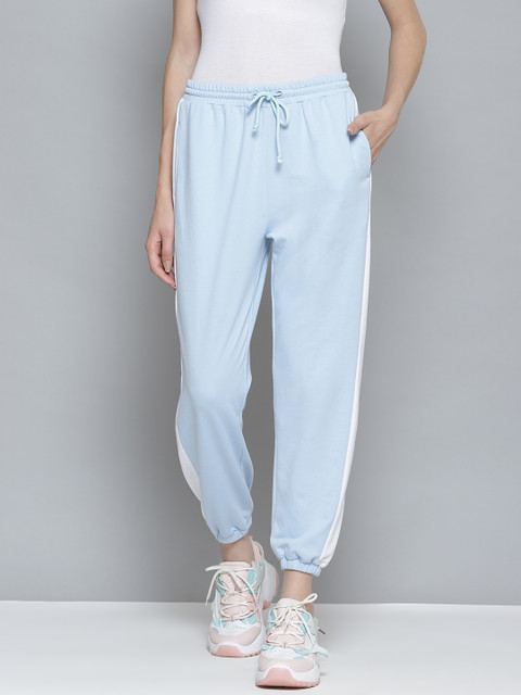 

Femella Women Blue Solid Track Pants