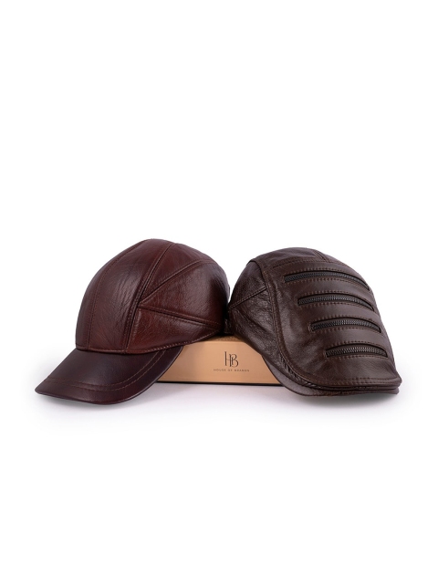 

BANGE Set-2 Unisex Brown Baseball Cap