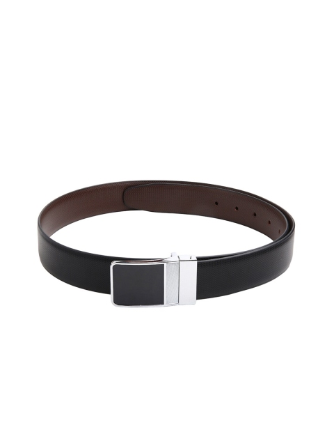 

CRUSSET Men Black & Brown Belt