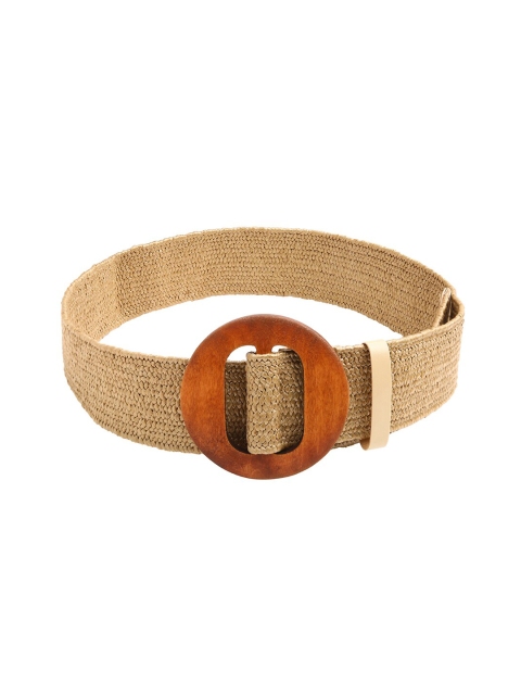 

CRUSSET Women Beige Woven Design Belt