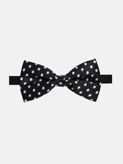 

NEO NATIVES Boys Black Polka Dot Printed Bow Tie