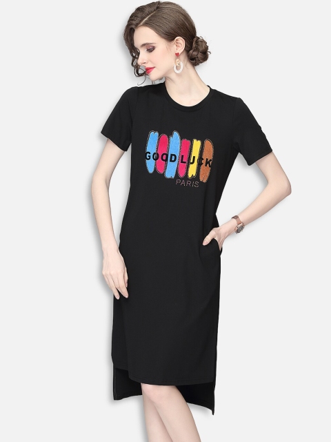 

JC Collection Black T-shirt Dress