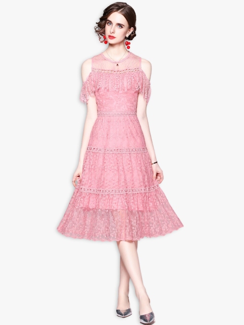 

JC Collection Pink Midi Dress