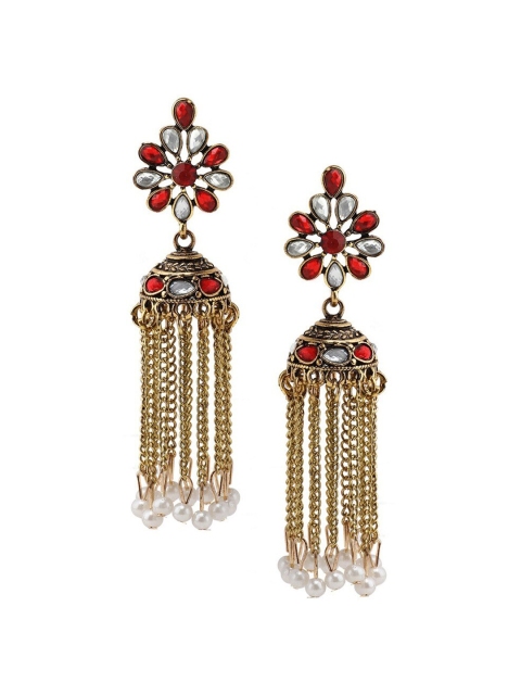 

Anouk Gold-Toned Classic Jhumkas Earrings