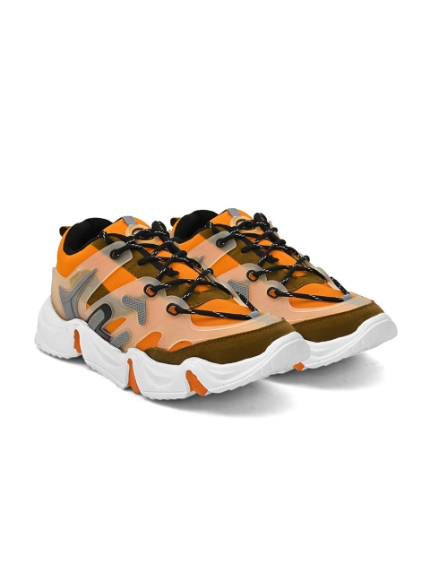 

ALBERTO MORENO Men Orange Non-Marking Sports Shoes