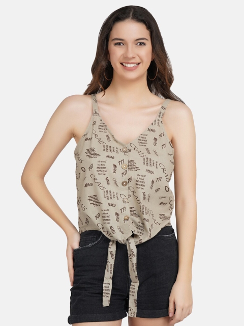 

JAAIVE Grey Regular Top