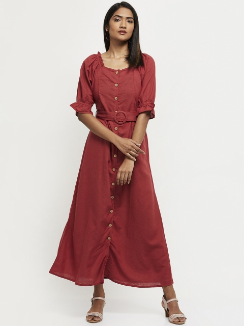 

max Red Maxi Dress