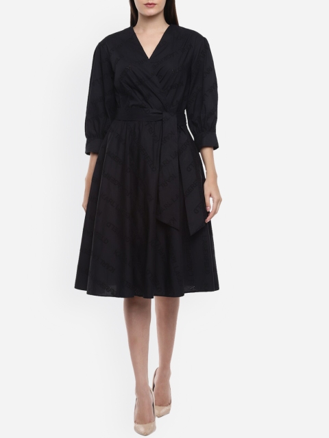 

Karl Lagerfeld Black Midi Dress