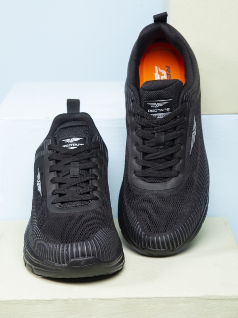 

Red Tape Men Black Mesh Walking Shoes RSO1311-BLACK