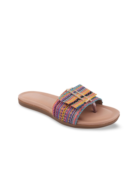 

DESI COLOUR Women Pink Open Toe Flats