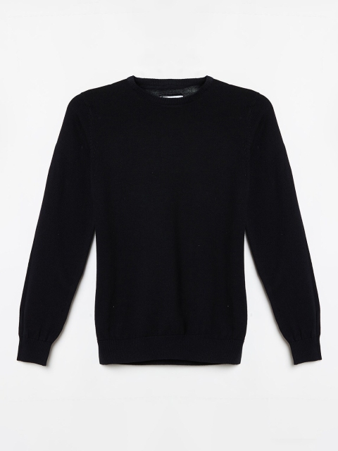 

Fame Forever by Lifestyle Boys Black Solid Sweater