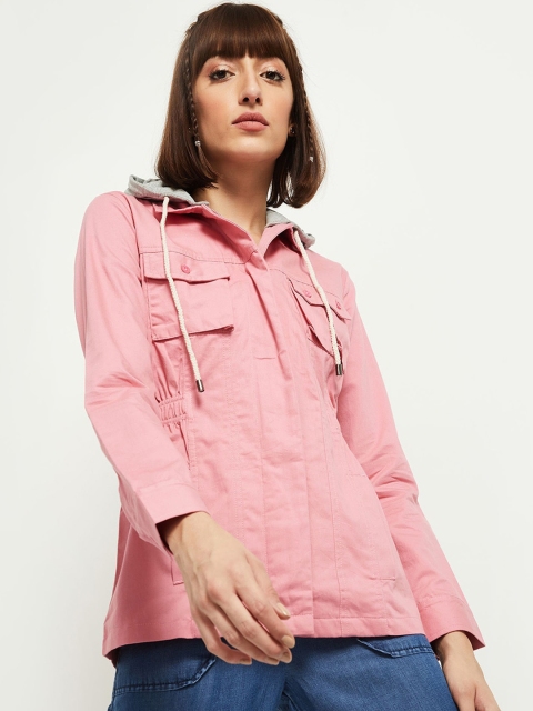 

max Women Pink Padded Jacket