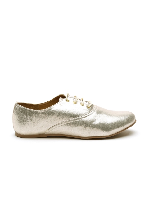 

Carlton London Women Gold-Toned Sneakers