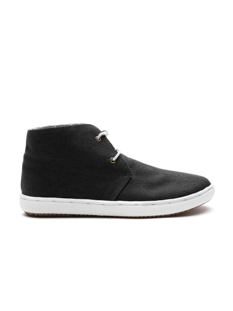 

Carlton London Women Black Solid Mid-Top Sneakers