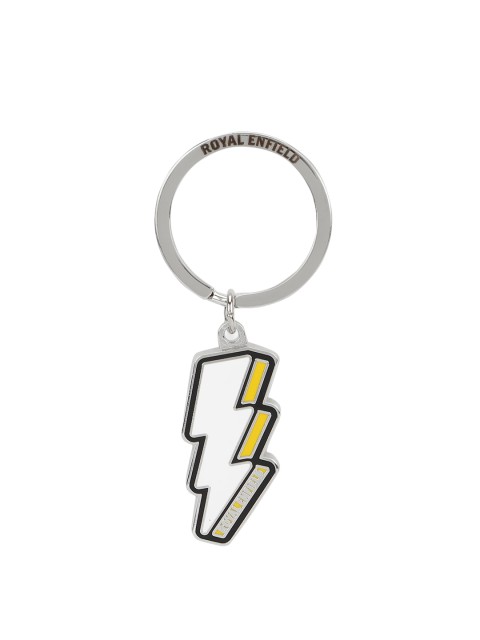 

Royal Enfield White & Yellow Spark Keychain