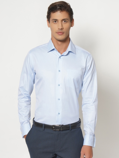 

Blackberrys Men Blue Slim Fit Opaque Formal Shirt