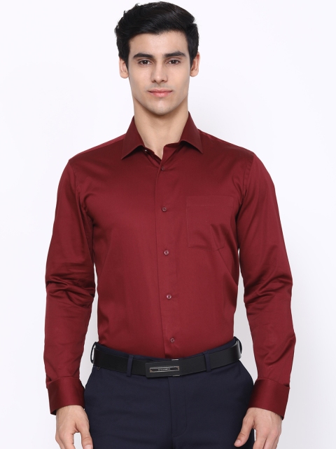 

Blackberrys Men Maroon Slim Fit Opaque Casual Shirt