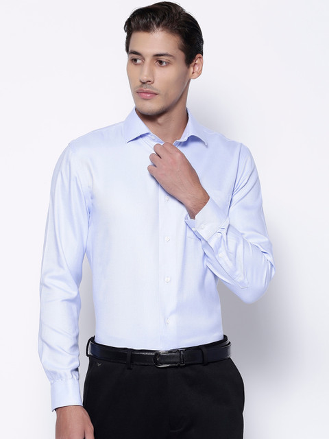 

Blackberrys Men Blue Slim Fit Opaque Formal Shirt