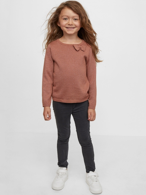 

H&M Girls Black Denim Leggings