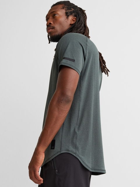 

H&M Men Green Loose Fit Sports Top
