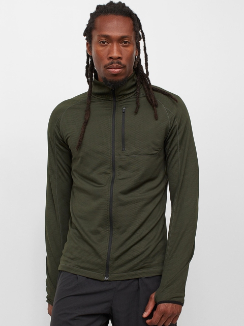 

H&M Men Green Running Jacket Regular Fit