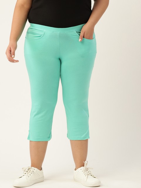 

Revolution Women Sea Green Capris