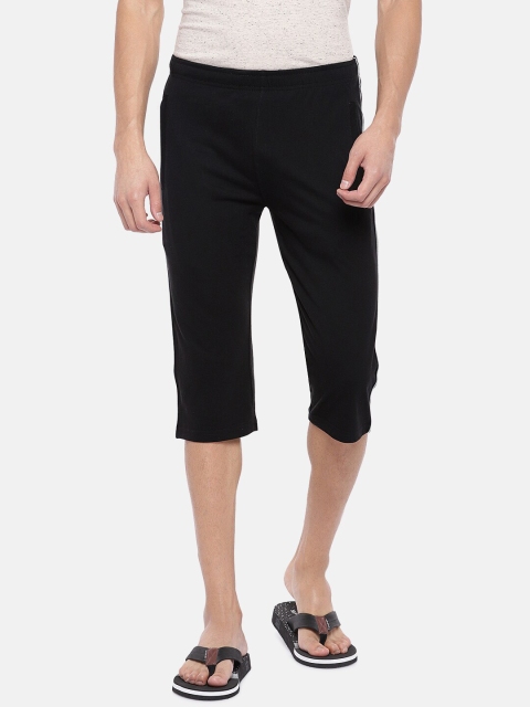 

Sweet Dreams Men Black Cotton Lounge Shorts