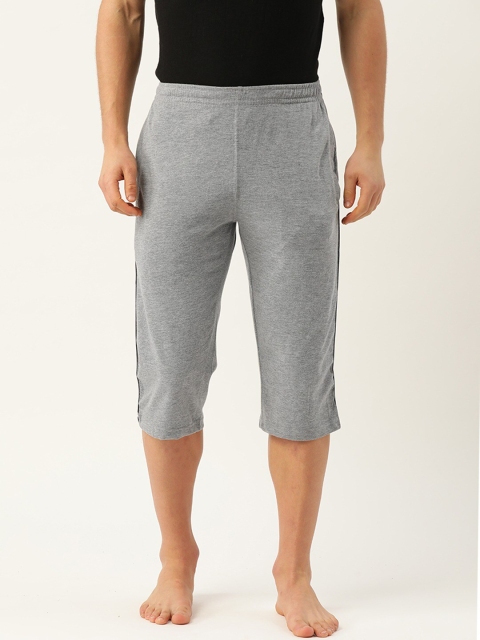 

Sweet Dreams Men Grey Melange Lounge Shorts