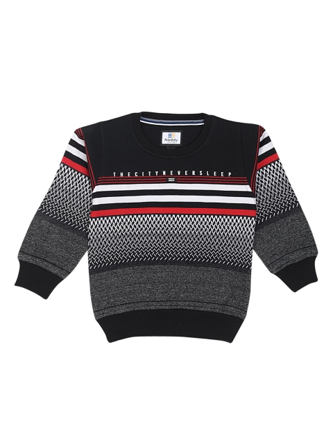 

Noddy Boys Black Printed Sweatshirt