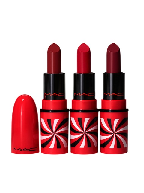 

M.A.C Women Tiny Tricks Mini Lipstick Trio- 5.1g, Red