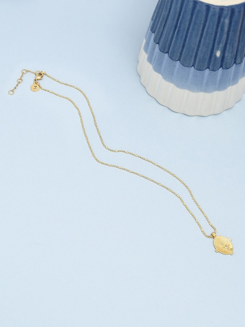 

Accessorize Gold-Toned Brass Gold-Plated Necklace