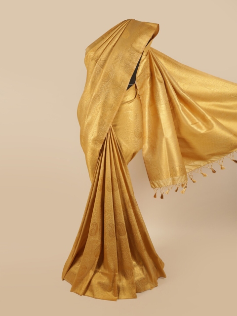 

Pothys Gold-Toned Woven Design Zari Art Silk Saree