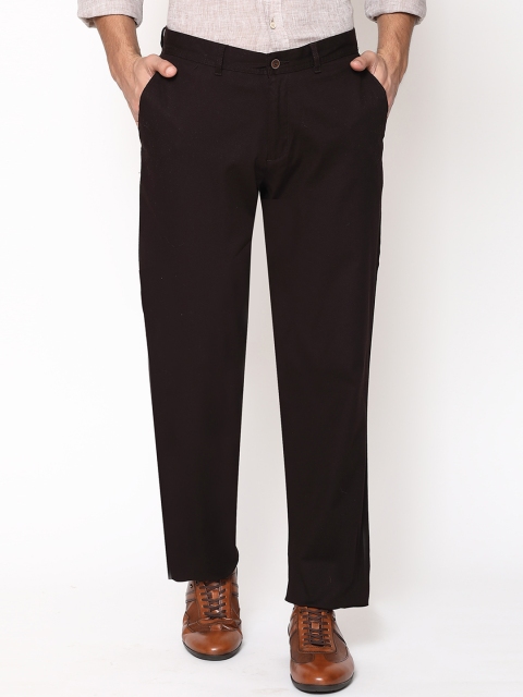 

Blackberrys Men Brown B-90 Regular Fit Trousers