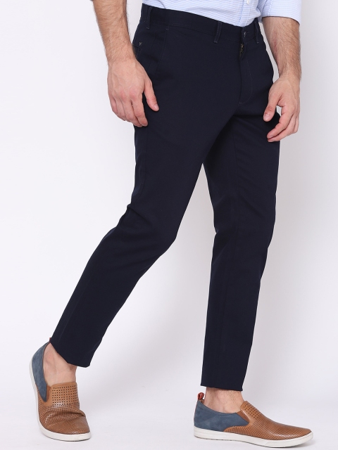 

Blackberrys Men Navy Blue Skinny Fit Chinos Trousers