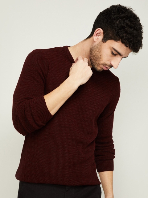 

CODE by Lifestyle Men Burgundy Pullover
