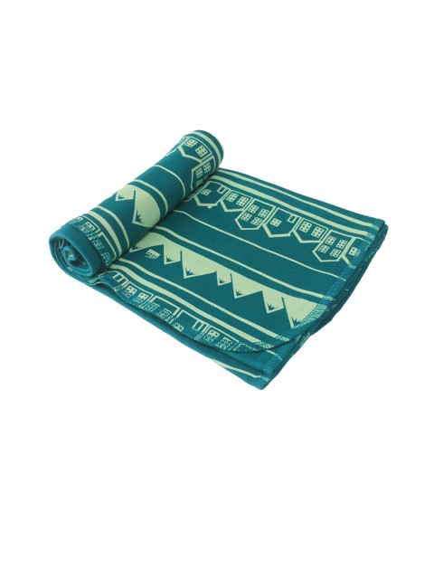 

Nino Bambino Infant Kids Green Printed Organic Cotton Swaddle