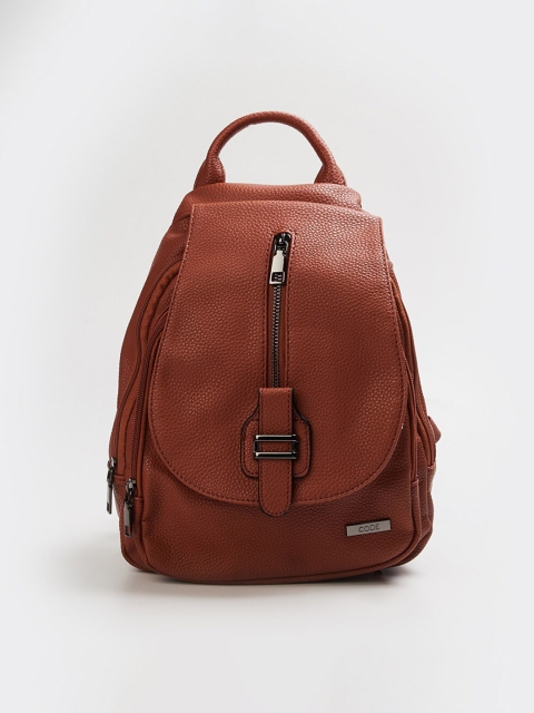 

CODE by Lifestyle Women Tan Textured Backpack