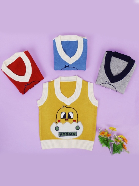 

POKORY Kids Assorted Printed Sweater Vest