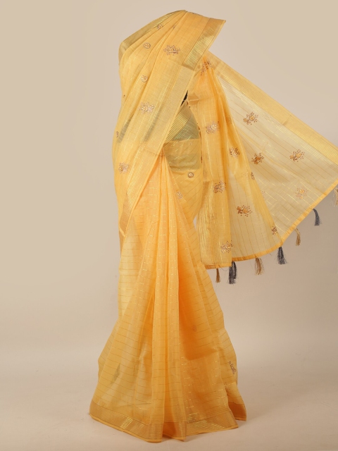 

Pothys Women Yellow
